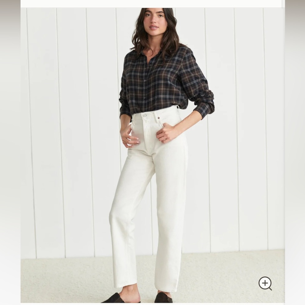 AGOLDE 90's Pinch Waist Jean Off White